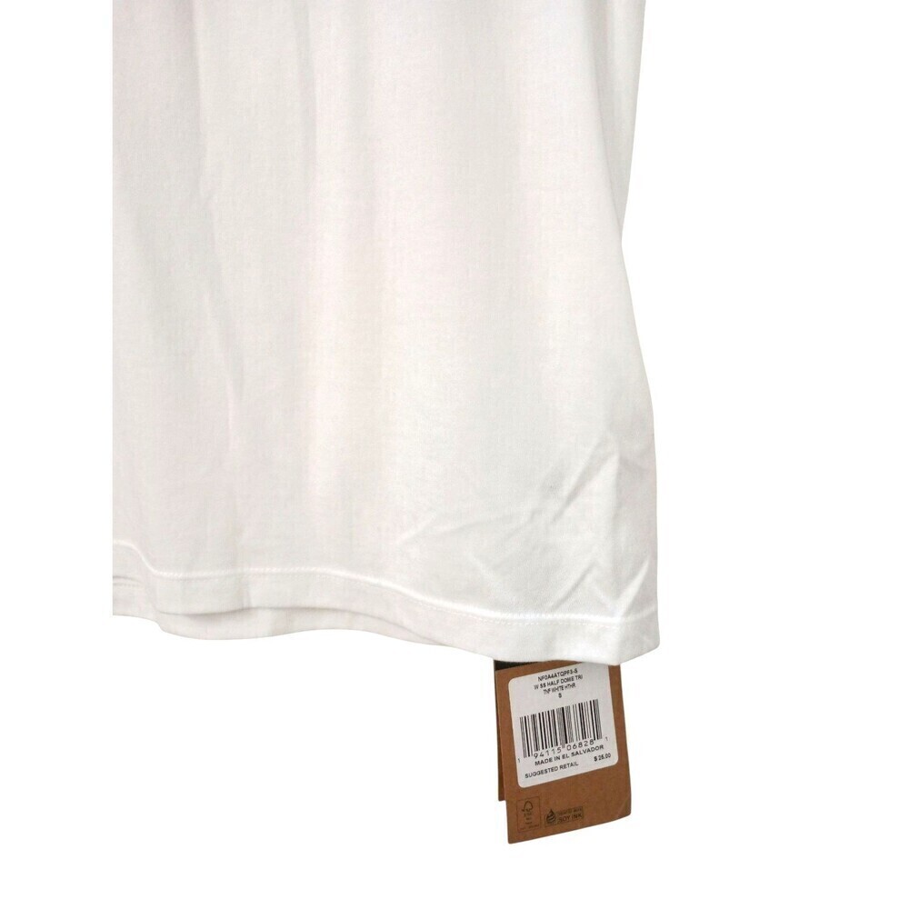 The North Face Womens T Shirt Small Half Dome White Heather Tee Short Sleeve - Picture 2 of 6